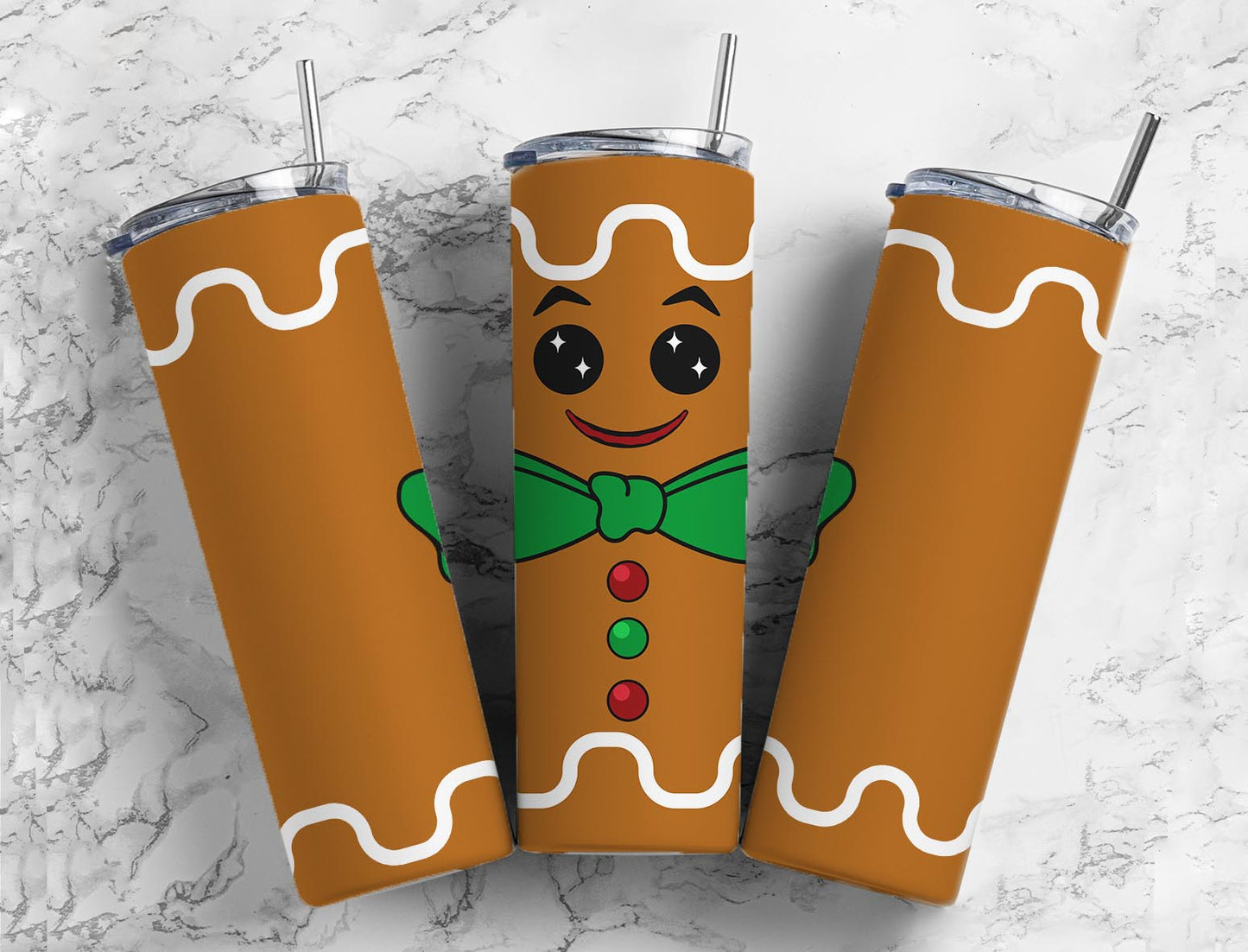 Gingerbread Man 20 oz Tumbler