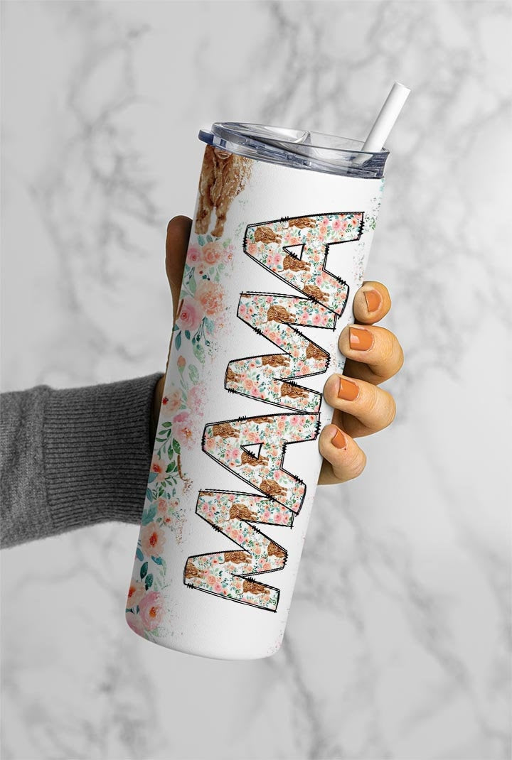 Agate Seamless Cow Mama 20 oz Tumbler