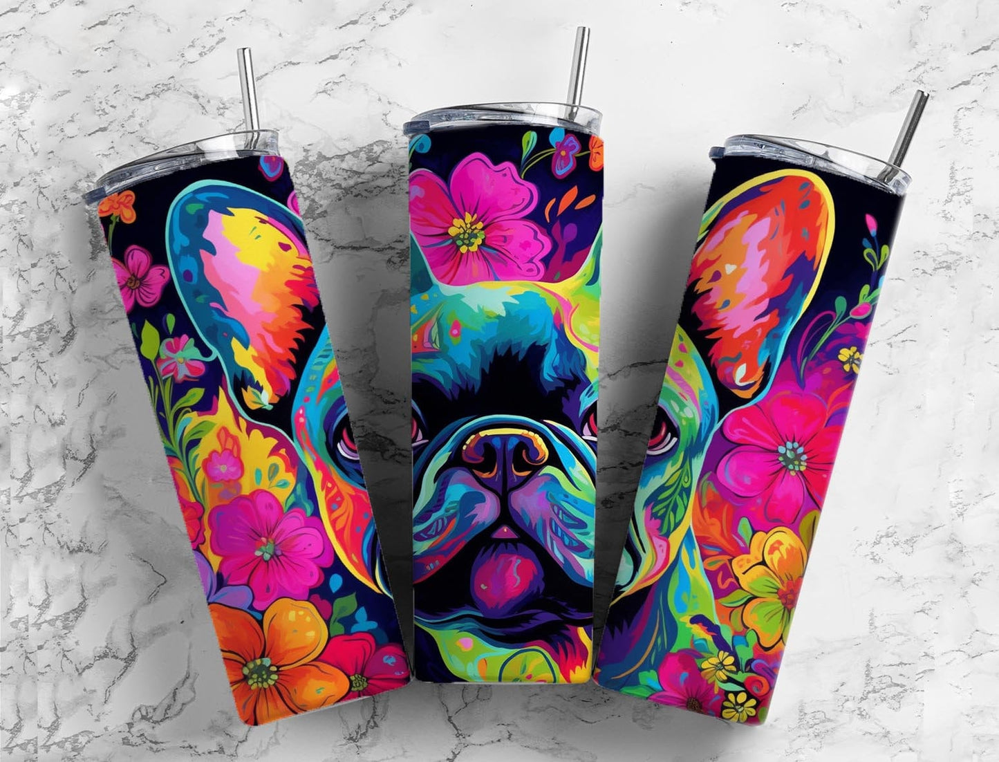 Frenchie 20 oz Tumbler