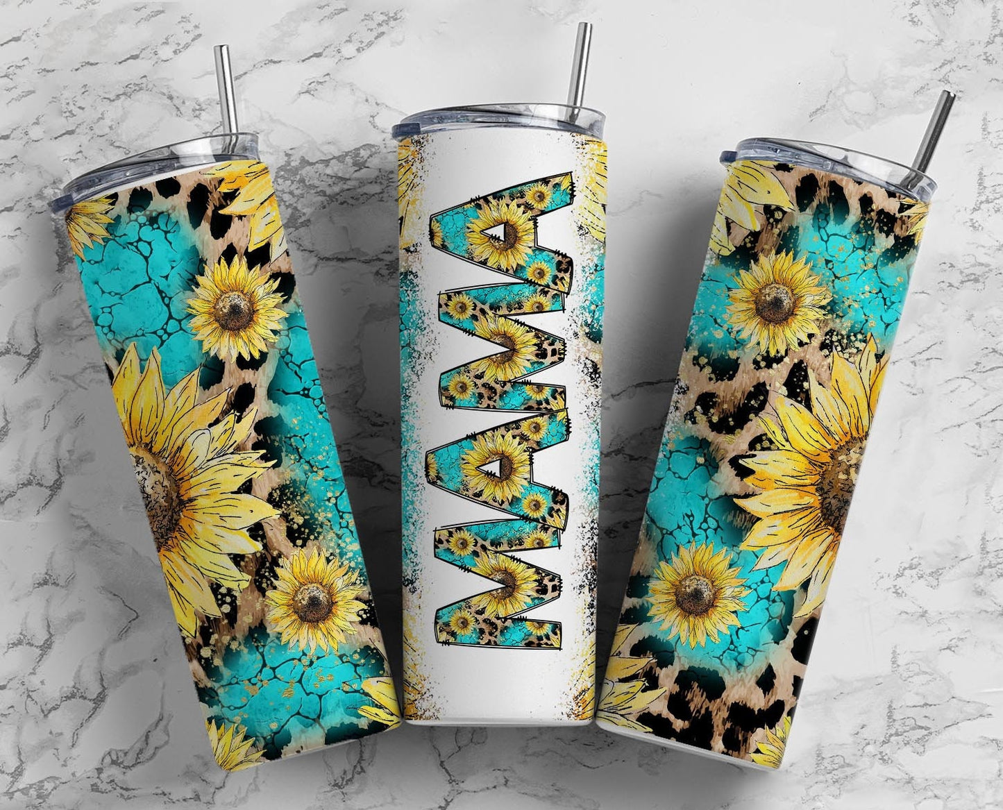 Sunflower Mama Cup 20 oz Tumbler