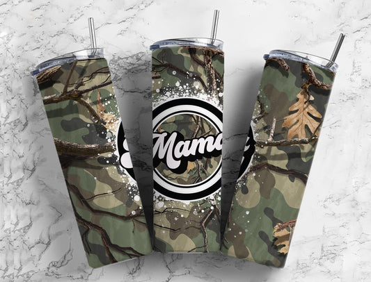 Camouflage Hunting Forest Mama 20 oz Tumbler