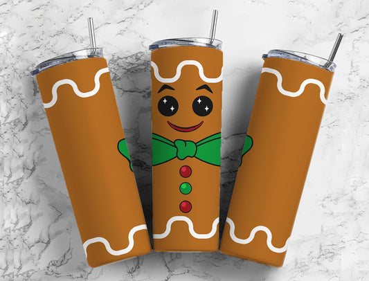 Gingerbread Man 20 oz Tumbler