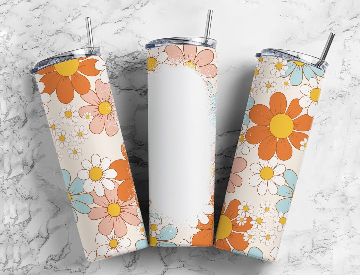 Retro Mama Aesthetic Floral 20 oz Tumbler