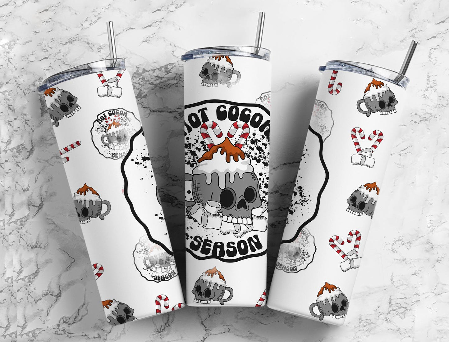 Hot Cocoa Marshmallow 20 oz Tumbler