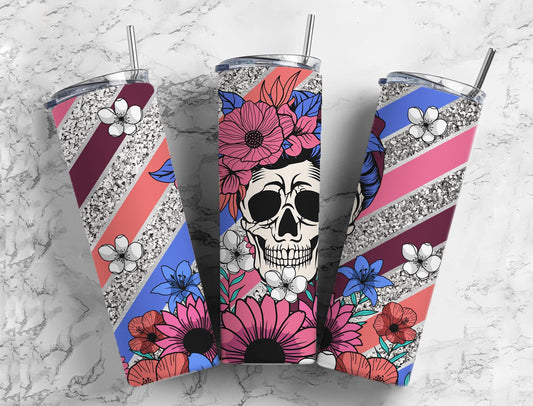 Skull Mama Skeleton 20 oz Tumbler