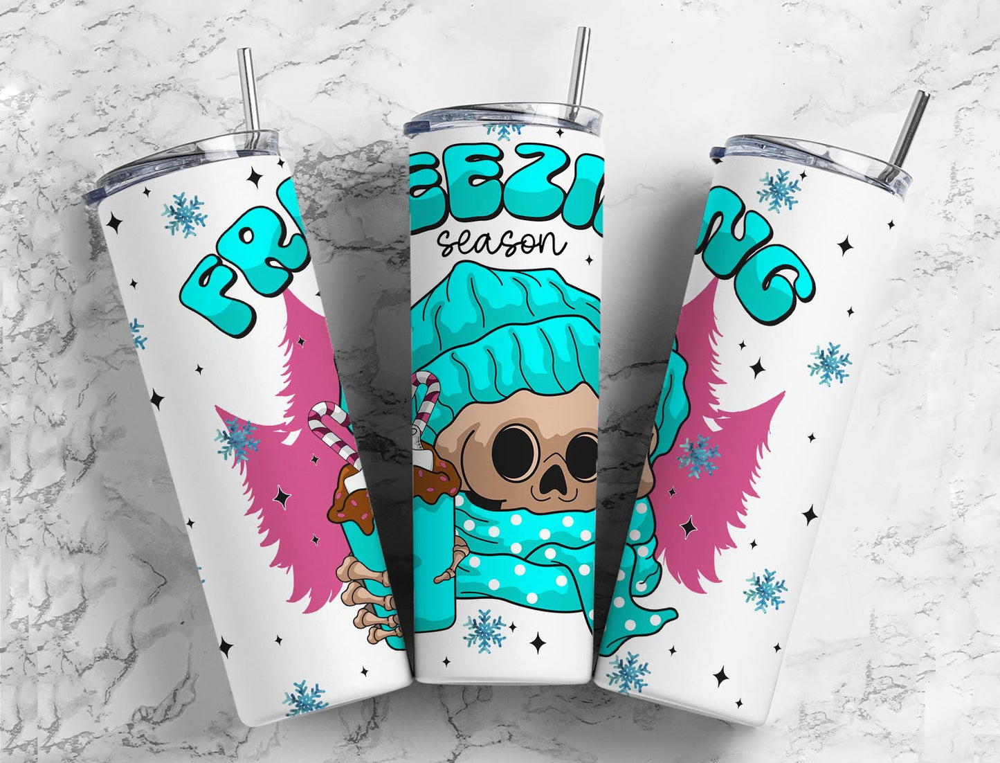 Freezing Season Winter 20 oz Tumbler