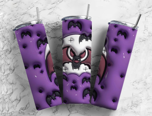 Spooky Bat Inflated 20 oz Tumbler