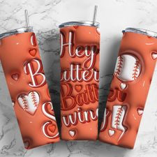 Hey Batter Swing Inflated 20 oz Tumbler